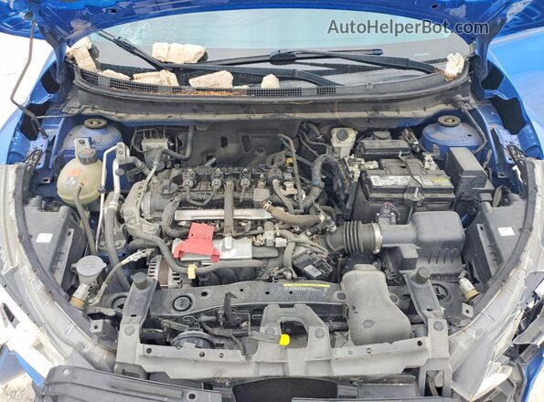 3N1CP5BV7ML485747 2021 NISSAN KICKS Blue Vista del compartimento del motor