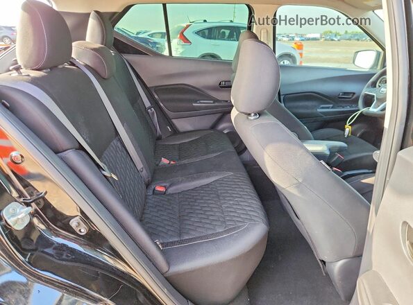 3N1CP5BV7ML486235 2021 NISSAN KICKS Black უკანა სავარძლების ხედი