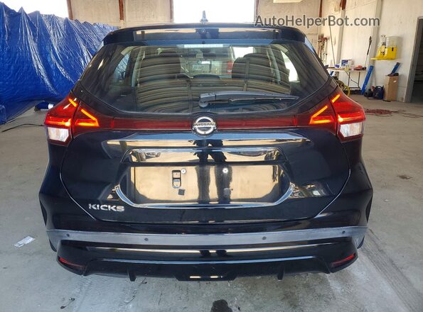 3N1CP5BV7ML520321 2021 NISSAN KICKS Black Rear view