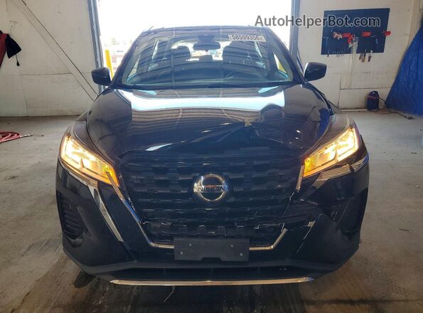 3N1CP5BV7ML520321 2021 NISSAN KICKS Black Front view