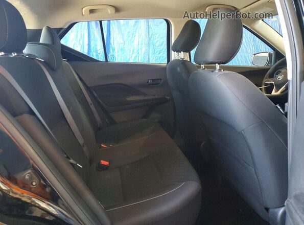 3N1CP5BV7ML520321 2021 NISSAN KICKS Black Rear seats view