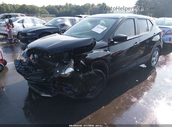 3N1CP5BV7NL495485 2022 NISSAN KICKS Black Передня ліва чверть