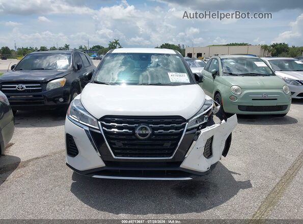 3N1CP5BV7RL523971 2024 NISSAN KICKS White Vista del cuadro de instrumentos
