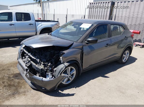 3N1CP5BV8LL508452 2020 NISSAN KICKS Gray Vista tres cuartos delantera izquierda
