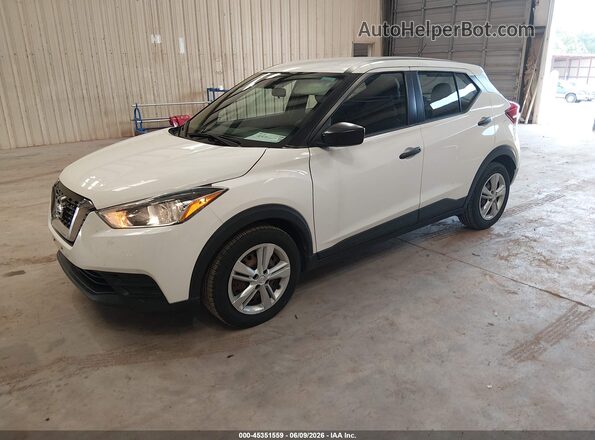 3N1CP5BV8LL529592 2020 NISSAN KICKS White Առջևի ձախ երեք քառորդ տեսարան