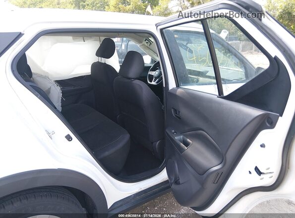 3N1CP5BV8ML475325 2021 NISSAN KICKS White Widok naklejki z numerem VIN