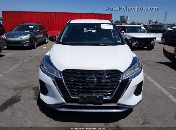 3N1CP5BV8ML482484 2021 NISSAN KICKS White Սարքավորումների վահանակի տեսք