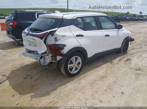 3N1CP5BV8ML512325 2021 NISSAN KICKS White Trasero derecho