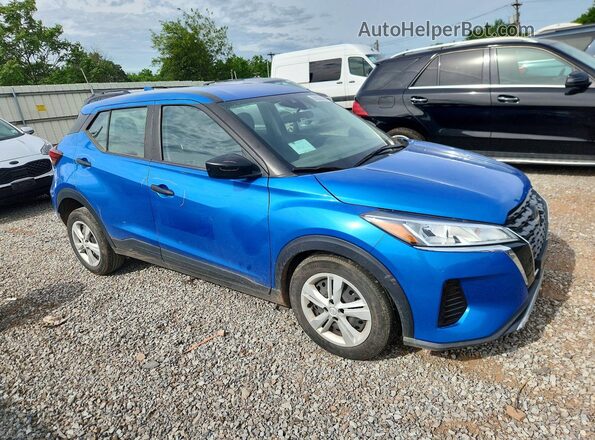 3N1CP5BV8RL523977 2024 NISSAN KICKS Blue Delantero derecho