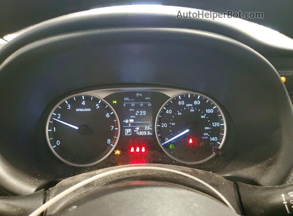 3N1CP5BV8RL548815 2024 NISSAN KICKS White Instrument cluster view