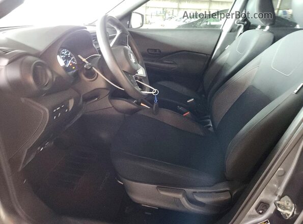 3N1CP5BV9LL489734 2020 NISSAN KICKS Gray წინა სალონის ხედი