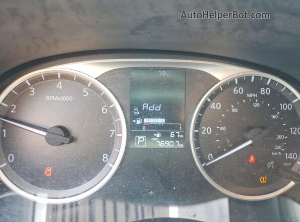 3N1CP5BV9LL542142 2020 NISSAN KICKS Black Вид щитка приладів