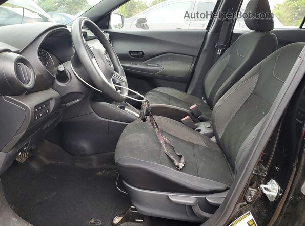 3N1CP5BV9LL561130 2020 NISSAN KICKS Black Front interior view