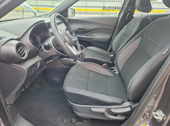 3N1CP5BV9LL572807 2020 NISSAN KICKS Gray Widok wnętrza z przodu