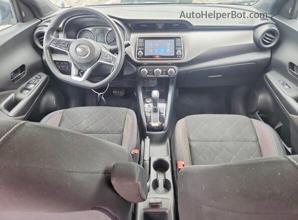 3N1CP5BV9LL572807 2020 NISSAN KICKS Gray Widok deski rozdzielczej