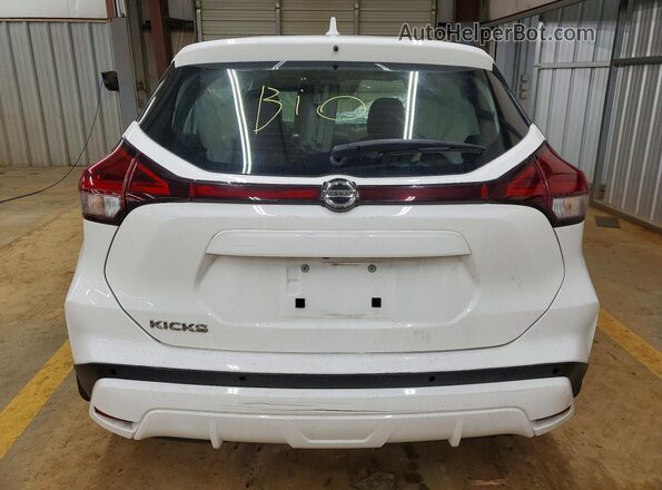 3N1CP5BV9ML468321 2021 NISSAN KICKS White უკანა ხედი