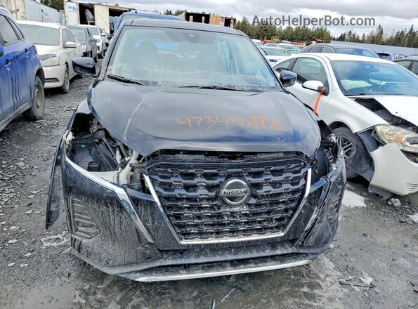 3N1CP5BV9ML489170 2021 NISSAN KICKS Black Вид спереду