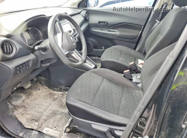 3N1CP5BV9ML489170 2021 NISSAN KICKS Black Вид салону спереду