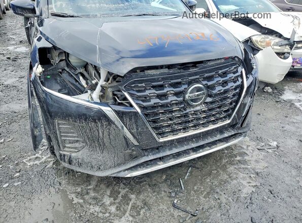 3N1CP5BV9ML489170 2021 NISSAN KICKS Black Вид наклейки з VIN-кодом