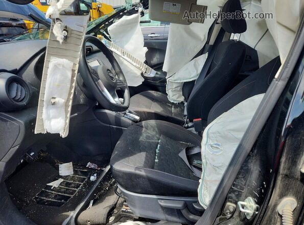 3N1CP5BV9ML535404 2021 NISSAN KICKS Black წინა სალონის ხედი
