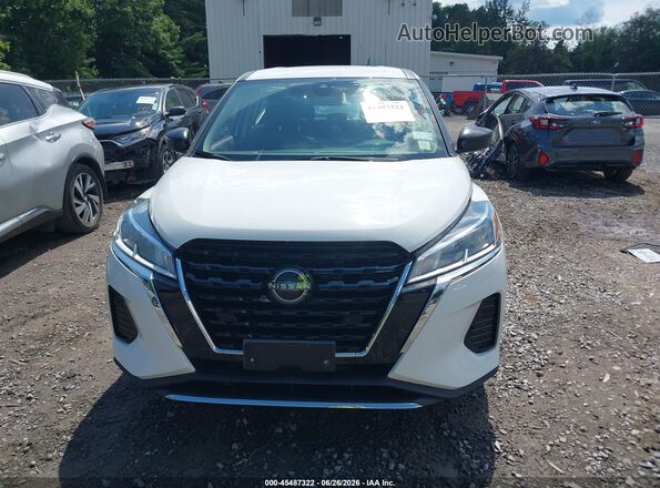 3N1CP5BV9RL538102 2024 NISSAN KICKS White Vista del cuadro de instrumentos