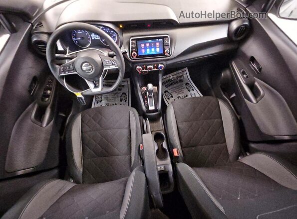 3N1CP5BVXLL527861 2020 NISSAN KICKS Silver Առջևի վահանակի տեսք