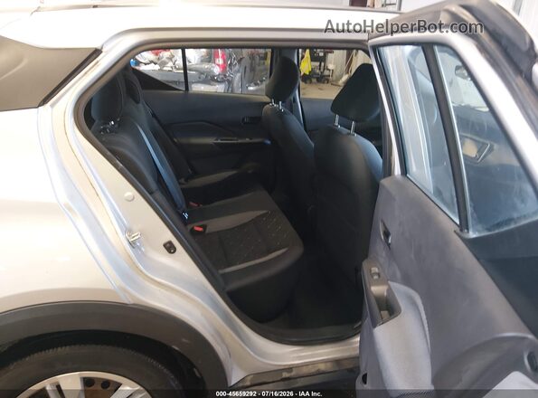 3N1CP5BVXLL543767 2020 NISSAN KICKS Silver Vista de la etiqueta del VIN