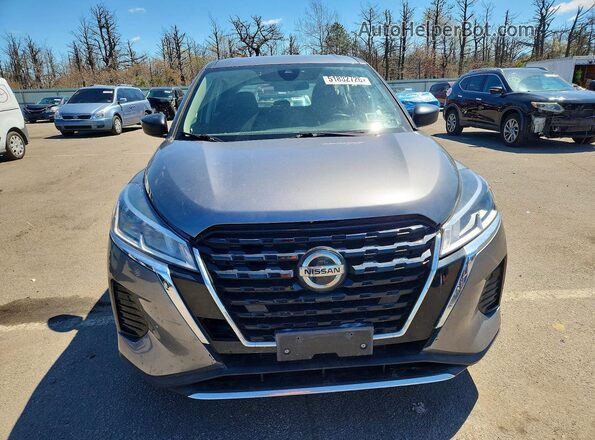 3N1CP5BVXML481773 2021 NISSAN KICKS Gray Front view