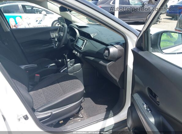 3N1CP5BVXML497195 2021 NISSAN KICKS White Вид салону спереду