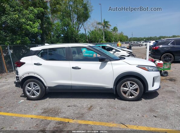 3N1CP5BVXML497195 2021 NISSAN KICKS White Вид задньої частини салону