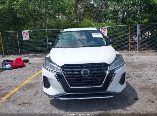 3N1CP5BVXML497195 2021 NISSAN KICKS White Вид щитка приладів