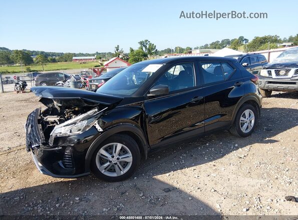 3N1CP5BVXML516375 2021 NISSAN KICKS Black წინა მარცხენა ხედი სამი მეოთხედიდან