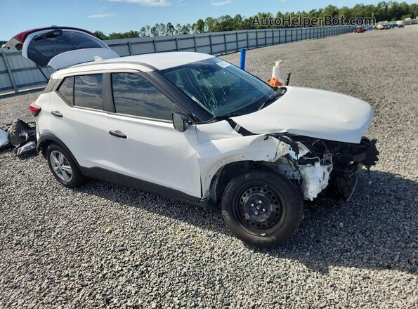3N1CP5BVXML532639 2021 NISSAN KICKS Белый Передняя правая четверть