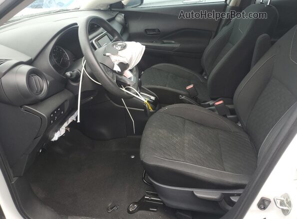 3N1CP5BVXML532639 2021 NISSAN KICKS Белый Вид салона спереди