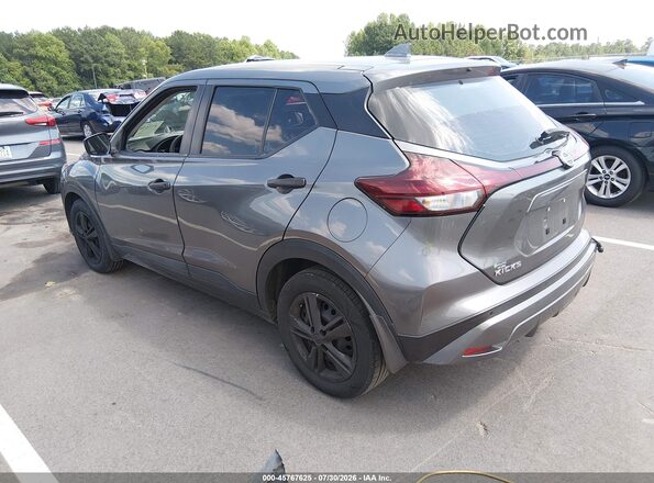 3N1CP5BVXML550655 2021 NISSAN KICKS Gray Trasero izquierdo