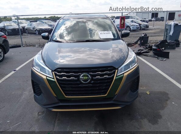 3N1CP5BVXML550655 2021 NISSAN KICKS Gray Vista del cuadro de instrumentos