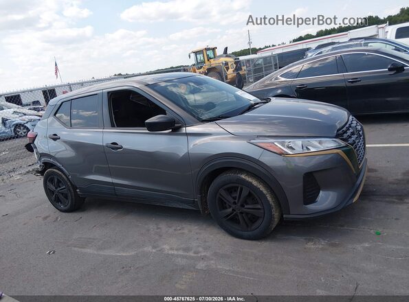 3N1CP5BVXML550655 2021 NISSAN KICKS Gray Vista interior trasera