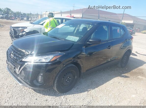 3N1CP5BVXNL522212 2022 NISSAN KICKS Black Vista tres cuartos delantera izquierda
