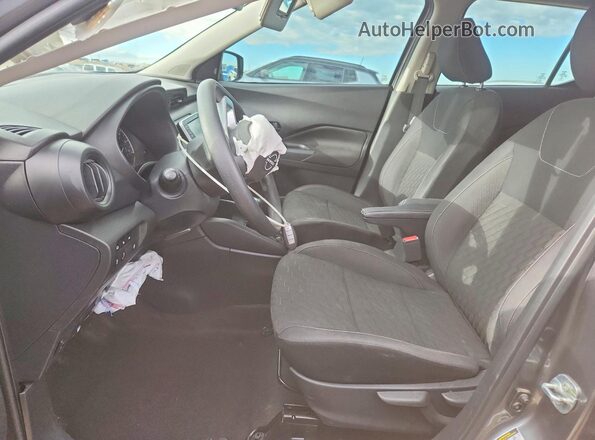 3N1CP5BVXNL528110 2022 NISSAN KICKS Charcoal წინა სალონის ხედი