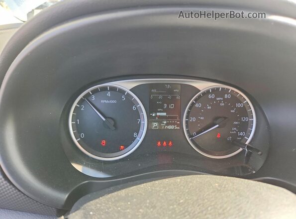 3N1CP5BVXPL492955 2023 NISSAN KICKS White Вид щитка приладів