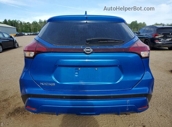3N1CP5BVXPL510998 2023 NISSAN KICKS Blue Widok z tyłu