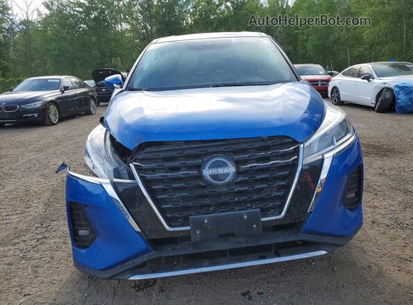 3N1CP5BVXPL510998 2023 NISSAN KICKS Blue Widok z przodu