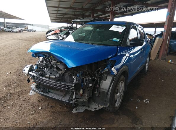 3N1CP5BVXPL522861 2023 NISSAN KICKS Blue Front left