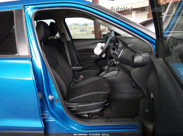 3N1CP5BVXPL522861 2023 NISSAN KICKS Blue Front interior view