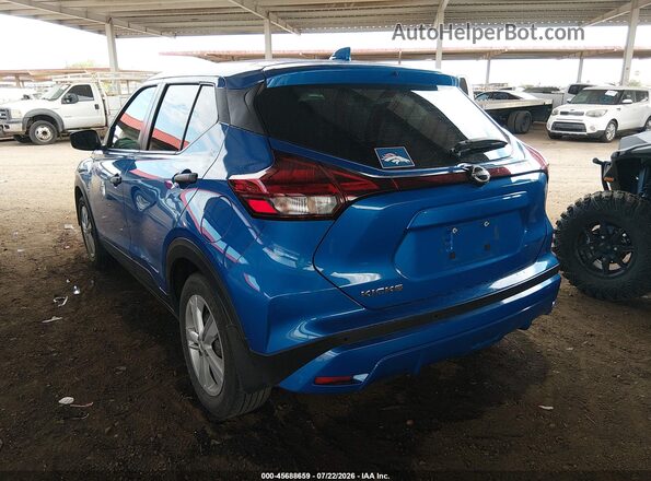 3N1CP5BVXPL522861 2023 NISSAN KICKS Blue Rear left