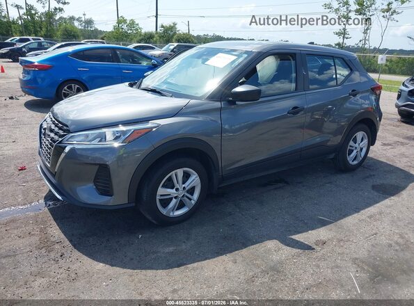 3N1CP5BVXSL477445 2025 NISSAN KICKS PLAY Gray Front left