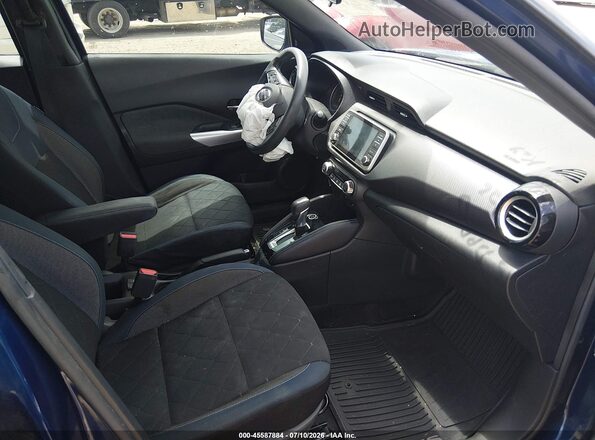 3N1CP5CU0JL502034 2018 NISSAN KICKS Blue წინა სალონის ხედი