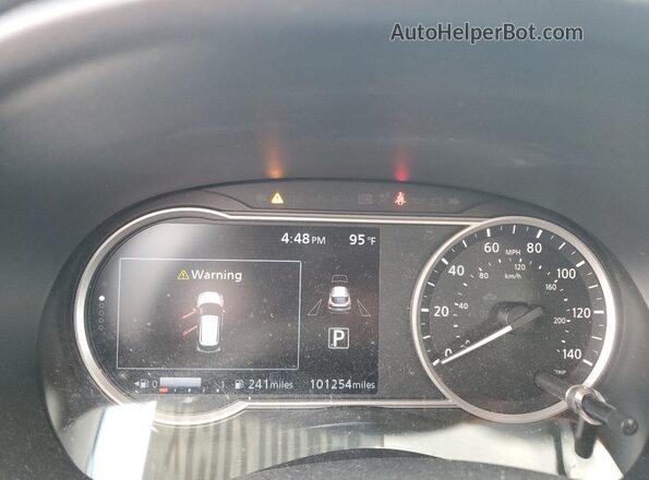 3N1CP5CU0JL506018 2018 NISSAN KICKS Red Instrument cluster view