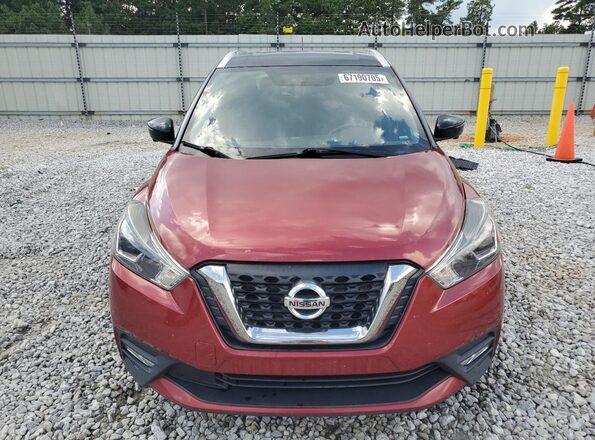 3N1CP5CU0JL506018 2018 NISSAN KICKS Red Front view