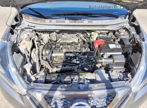 3N1CP5CU0JL509176 2018 NISSAN KICKS Gray ძრავის განყოფილების ხედი